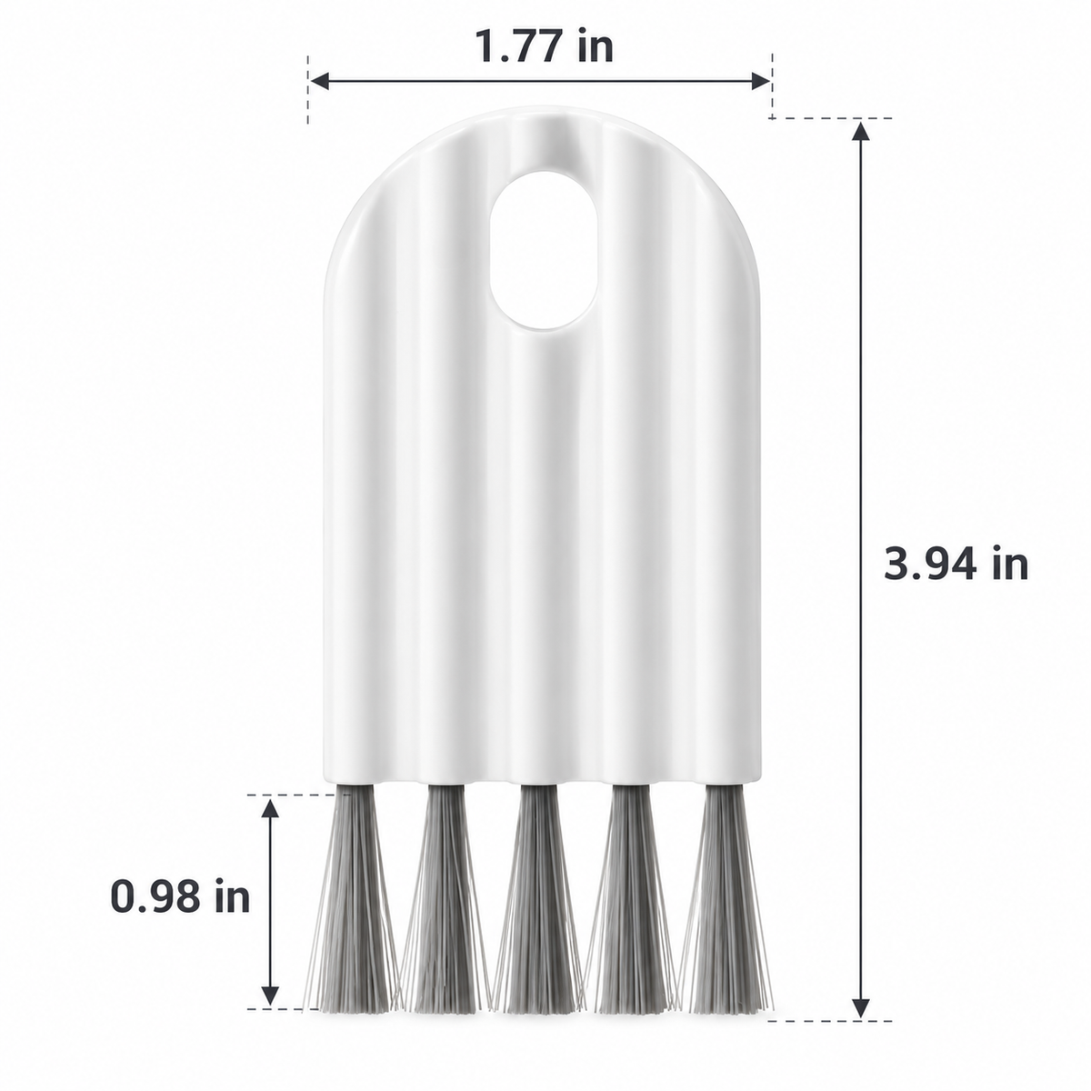 Multifunctional Bendable Crevice Cleaning Brush for Tiny Gap Dust Removal
