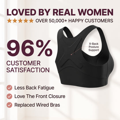Wireless Posture Support Bra — Lift, Coverage & Back Support Without Painful Wires