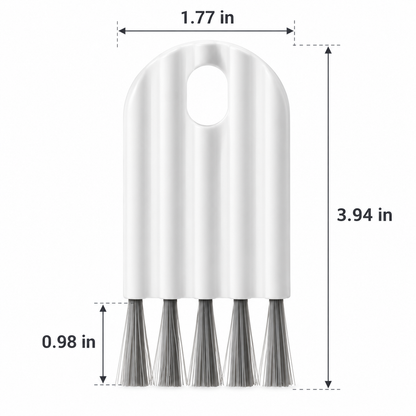 Multifunctional Bendable Crevice Cleaning Brush for Tiny Gap Dust Removal